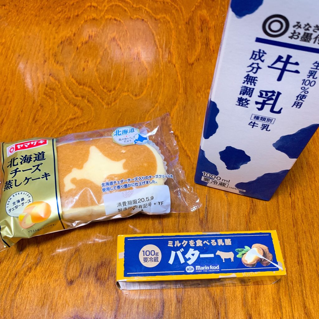 フレンチトーストの材料