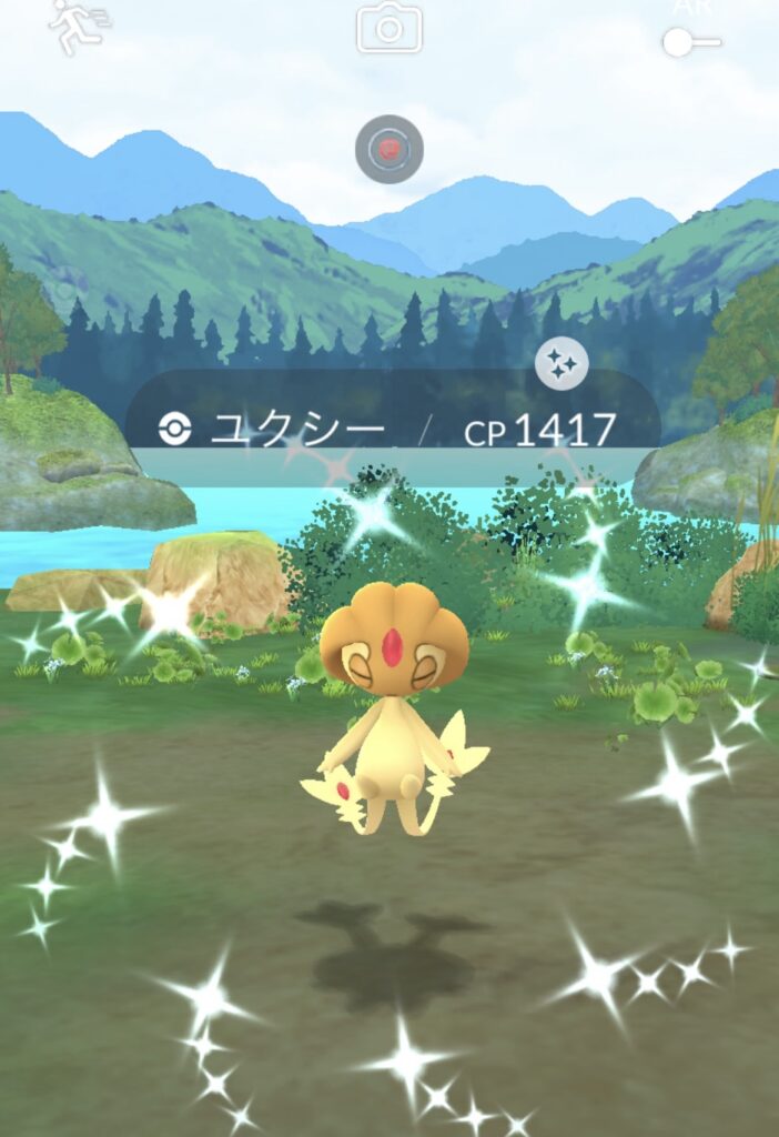 ポケモンGO ユクシー 色違い CP1417