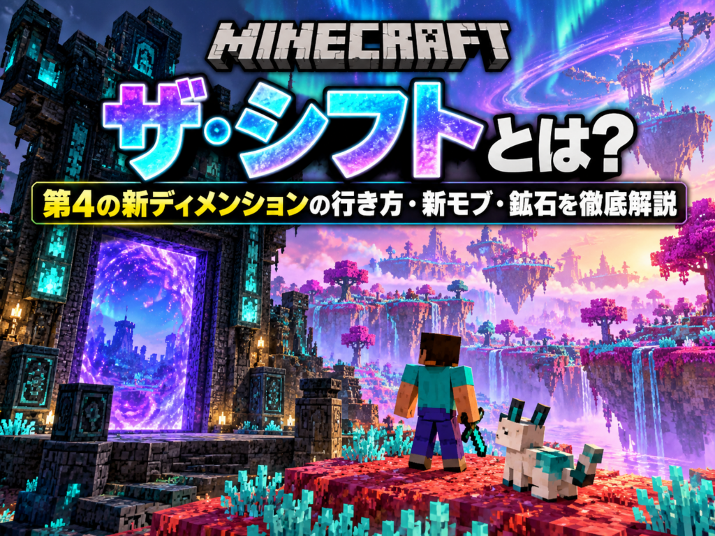 マインクラフト アップデート情報 新ディメンション ザ・シフト